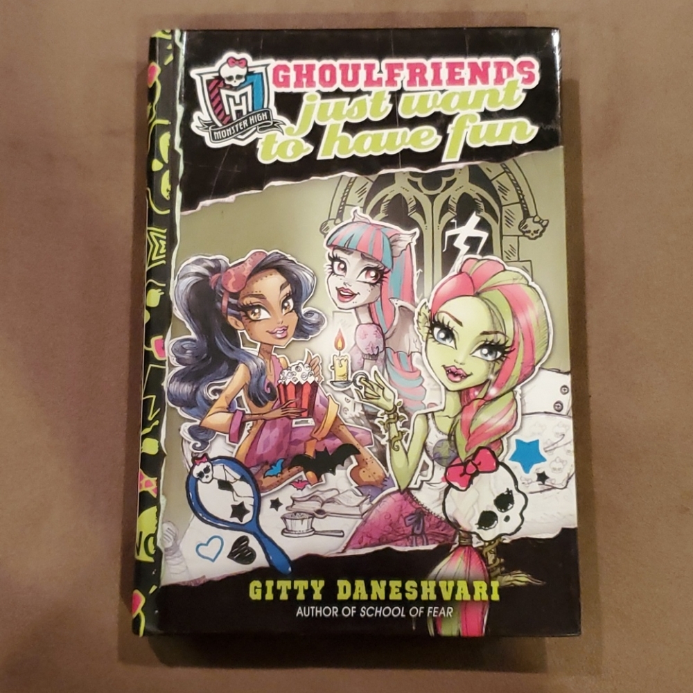 Monster high hard back book